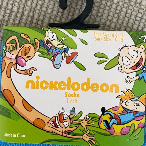 Nickelodeon Blue Rugrats Socks and Handmade Pen Set (90’s Baby) - Picture 3 of 6
